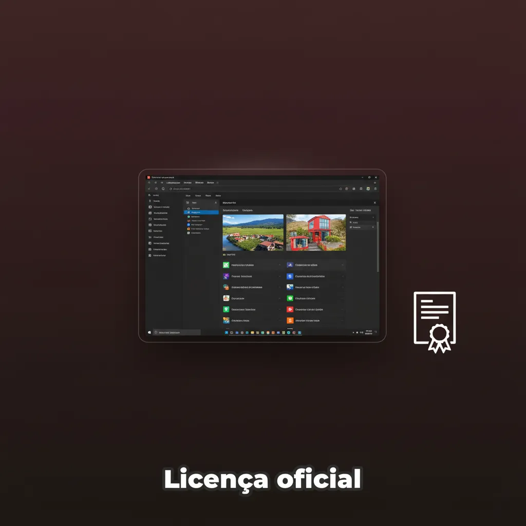 Licença internacional oficial exibida na página de Termos, com emissor e data, destacando transparência regulatória.