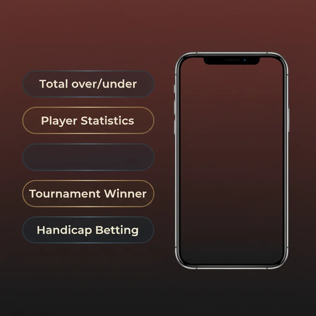 Tela do app Bateubet com opções: simples, múltipla, dupla/tripla, handicap asiático, over/under, ambas marcam e ao vivo.
